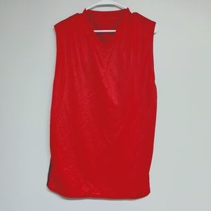 Reversible Red Jersey Tank
